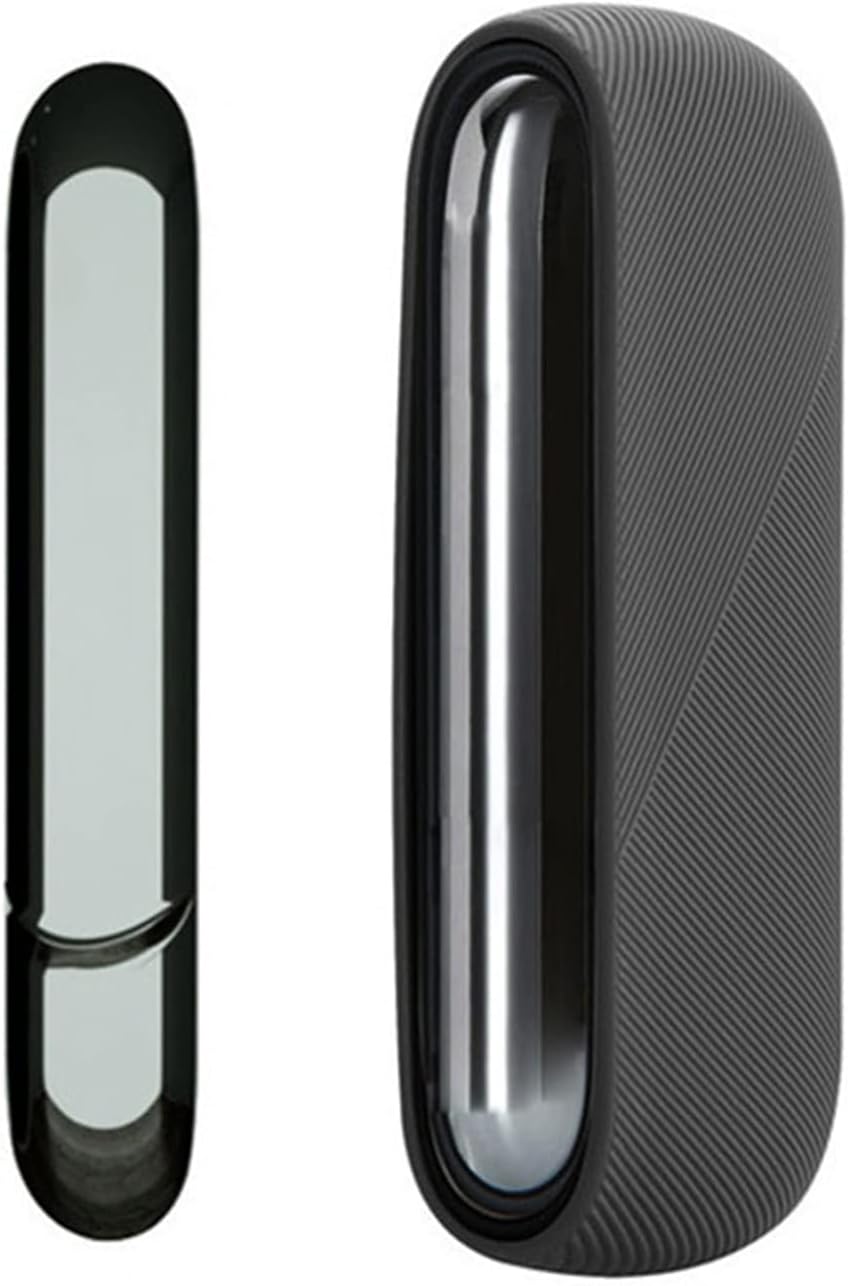 Electronic Case and Carrying Pouch for IQS 3.0 Duo, Silicone Protective Case, Electroplated Side Cover Protective Case, Shock and Scratch Resistant(Black)