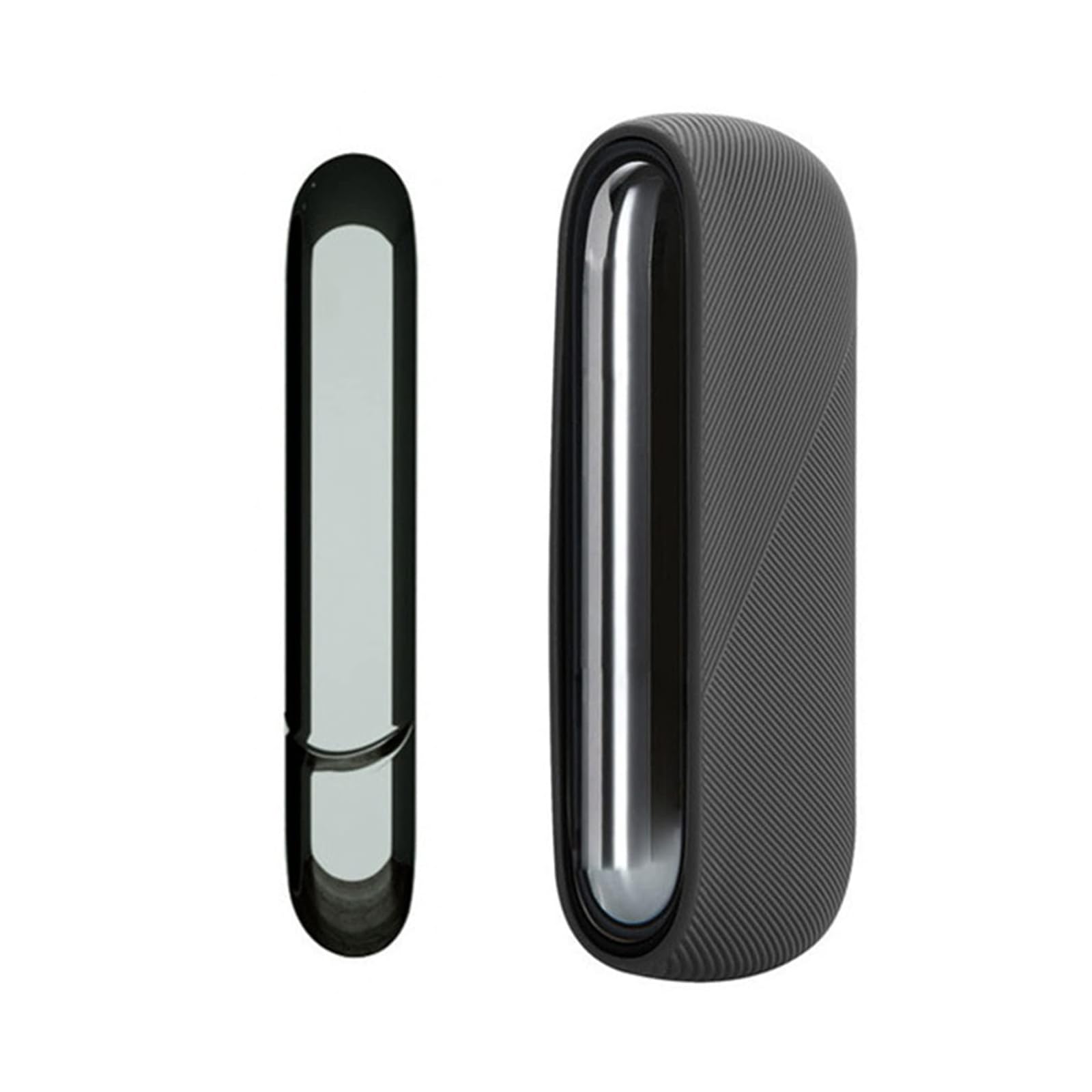 Tazweeq Electronic Case and Carrying Pouch for IQS 3.0 Duo, Silicone Protective Case, Electroplated Side Cover Protective Case, Shock and Scratch Resistant(Black)