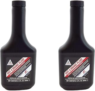 2 Pack Genuine Honda Pro DOT 4 Motorcycle Brake Fluid 12 oz. 354ml Bottle 08203-0004