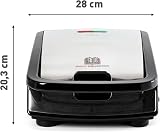 Tefal Snack Collection Sandwich Maker, Waffle Maker, Panini, Grill, 4 Plates Included, Non-Stick Coating, Removable and Dishwasher Safe Plates, Easy Storage, SW854D16 - 7