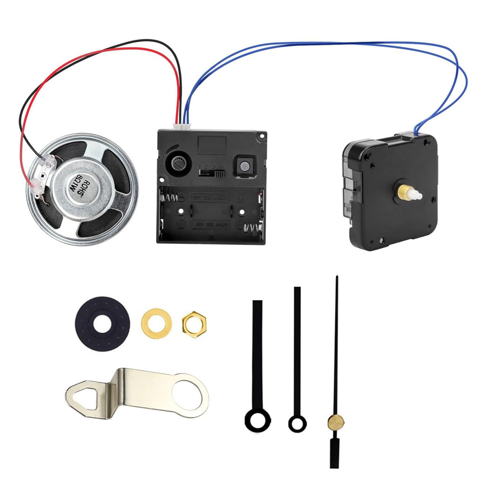 Uqezagpa A Uqezagp Authentic Bells Melodys Clock Movement For Mechanical Clocks With 13Mm Shaft European Design Clock Maintenance Large Ccessories For Floor Clocks