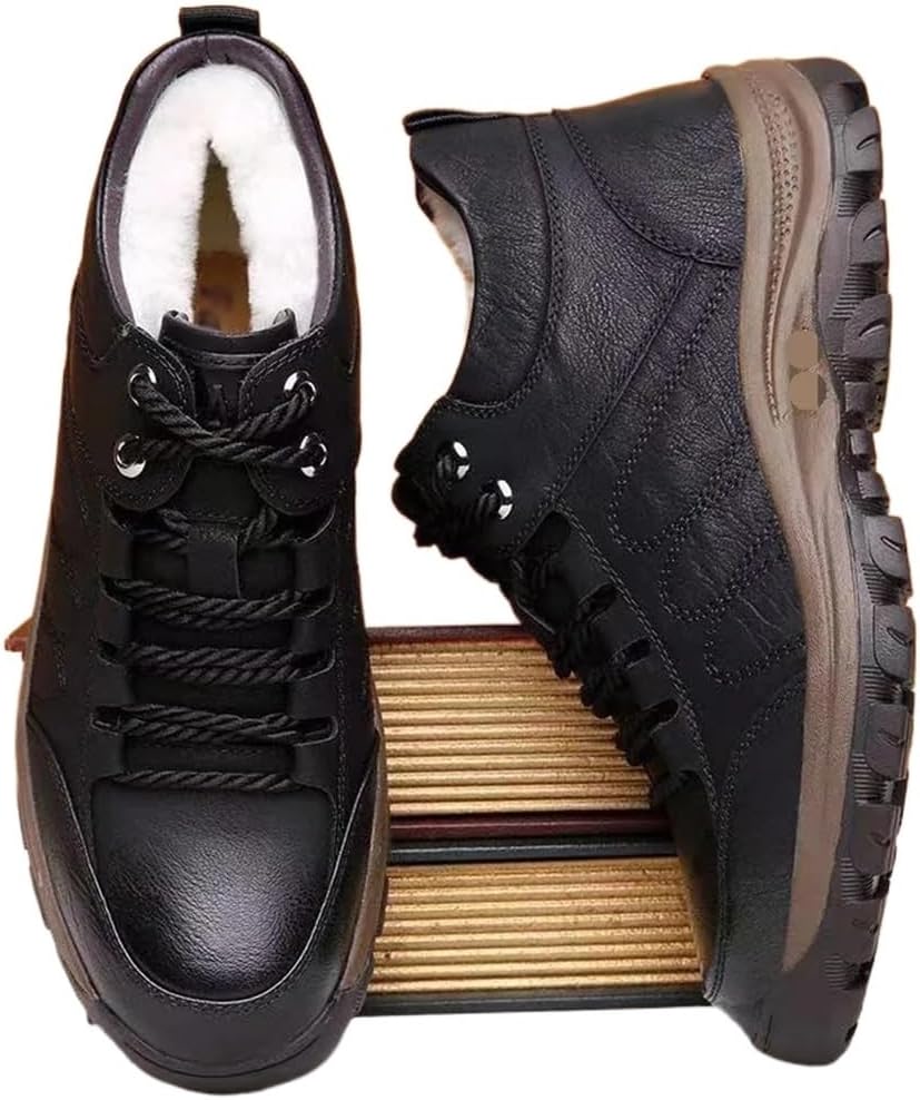 Men Waterproof Snow Warm Winter Men Sneakers Non-Slip Ankel Casual Men Shoes(39 Code)