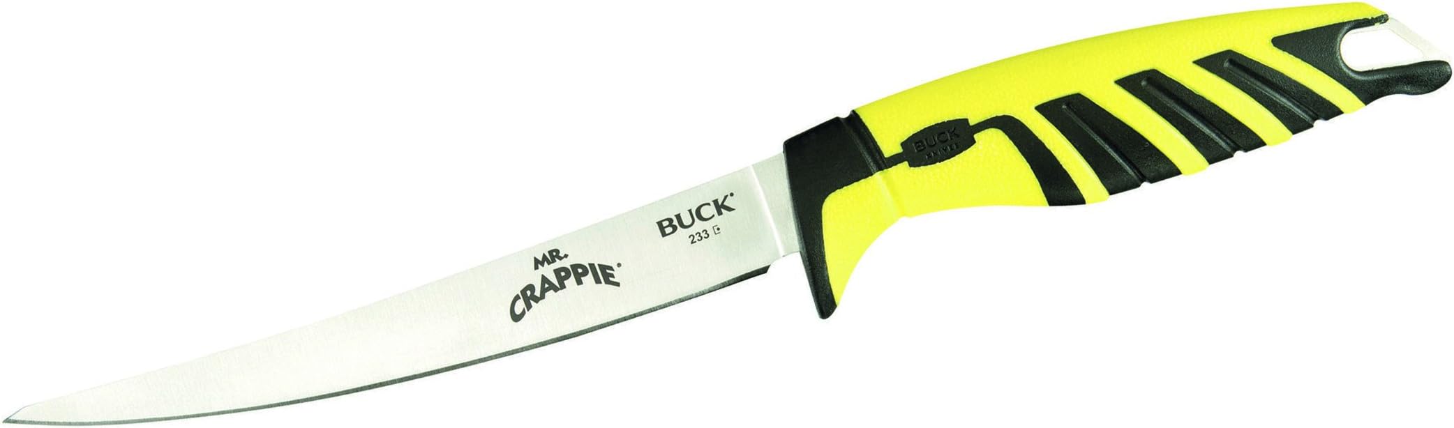 Buck Knives 0233 Mr. Crappie 6-Inch Slab Shaver Fishing Bait Knife with Sheath