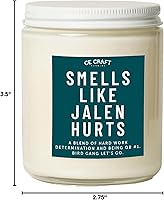 Vista 125 de CE Craft - Vela de Victoria de los Raiders - Regalo Temático de Fútbol (Cactus Bloom)