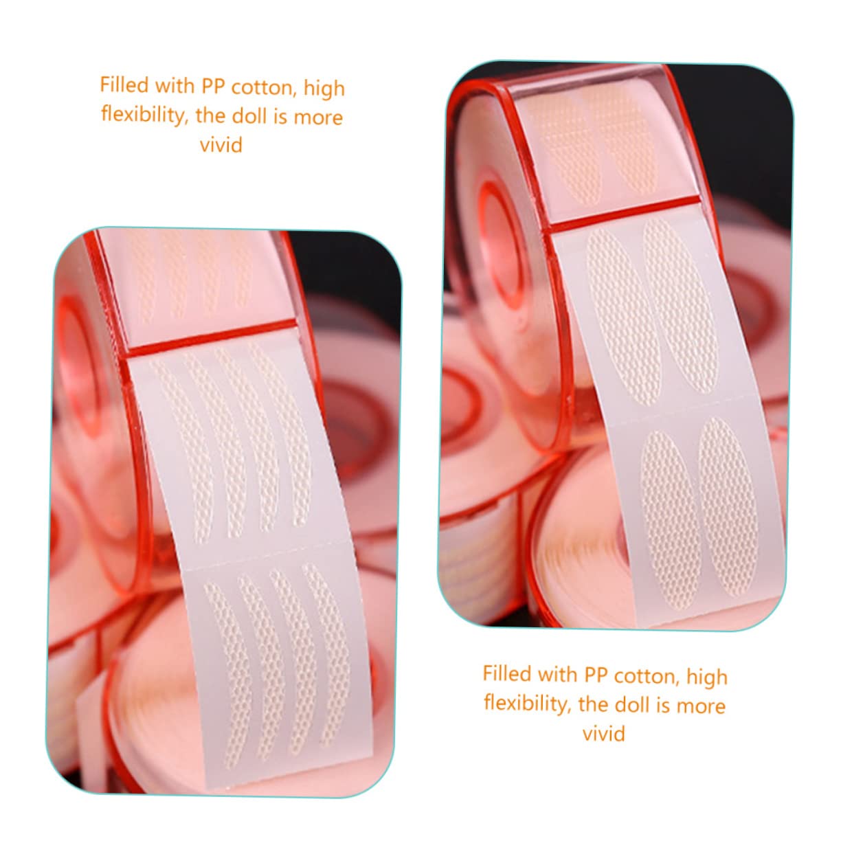 HAPINARY Double Eyelid Strips Eye Lifter Tape Self-adhesive 2 Rolls Perfect for Eyes