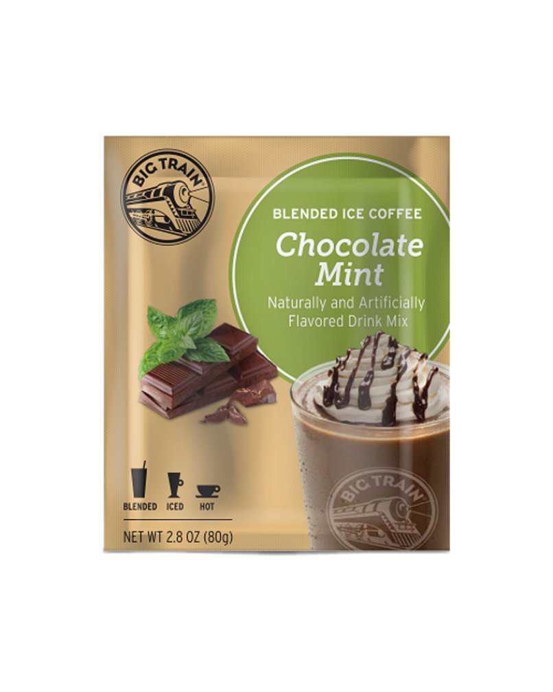 Big Train Blended Ice Coffee Caramel Latte 3 Lb 8 Oz (1 Count), Powdered Instant Coffee Drink Mix, M