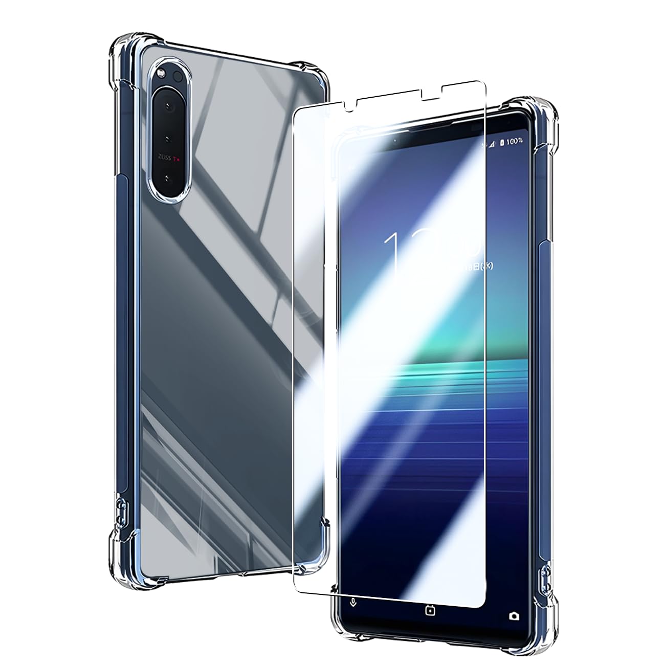 SONY Xperia 5 II 本体 ケース ガラスフィルム付 Amazon.co.jp: 対応 Xperia 5 II ケース + Xperia 5 II ガラスフィルム