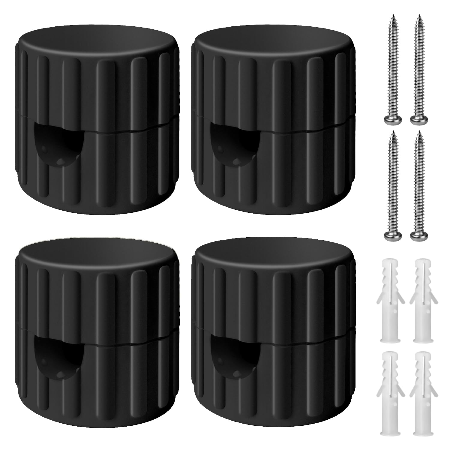 Set di 4 Decentratore Parete e Soffitto, Decentratore da Soffitto, decentratore lampadario, Ideali per Montaggio cavo elettrico Fai da Te - Include Viti e Tasselli
