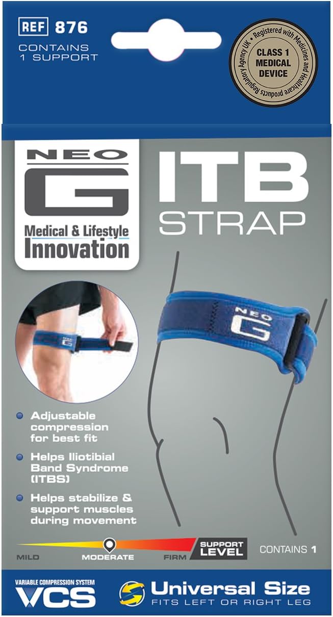 Neo-G ITB Band for Knee, Strap for Jumpers Knee Tendonitis, Joint Pain, Tendon Overuse, Basketball, Running, Soccer, Tennis - Image 3