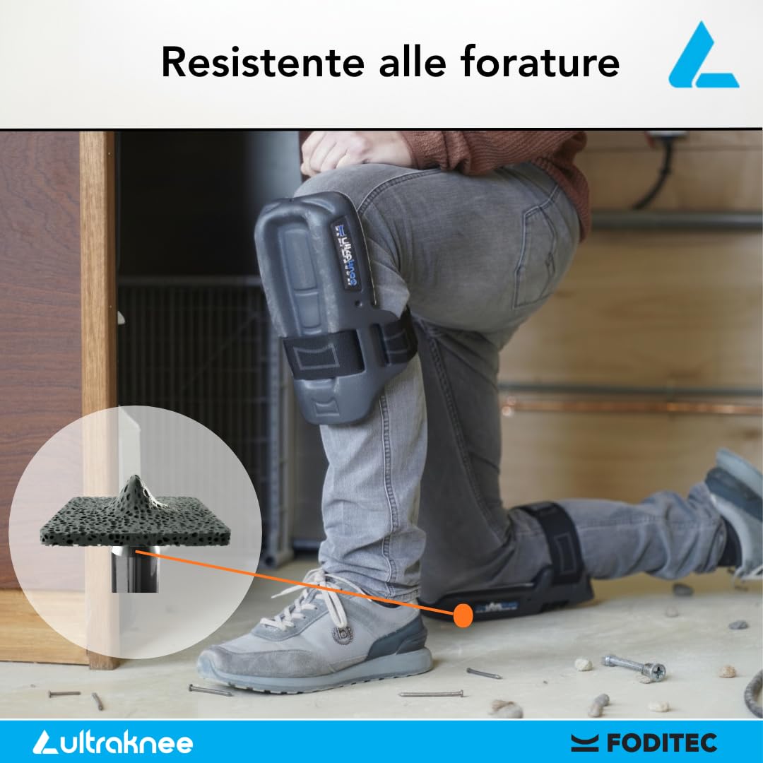 Hammock 1X | Ginocchiere da Lavoro Professionali per Cantiere & Giardinaggio | Protezione Ginocchia | Ergonomiche | Resistenti | Ginocchiere per Pantaloni da Lavoro