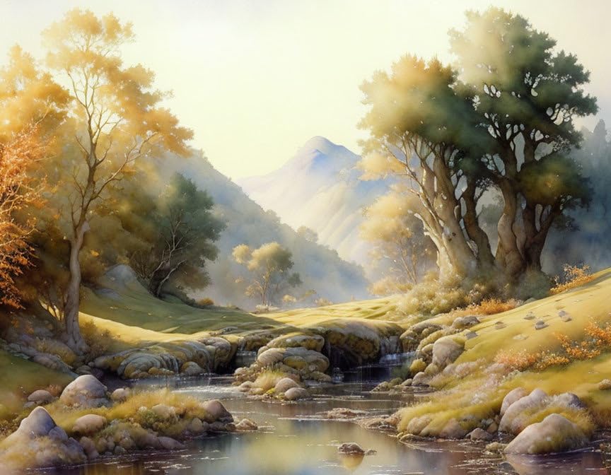 Affiches sur toile décorative SERENDIPITP grand poster paysage 58x90cm sans cadre pour mur