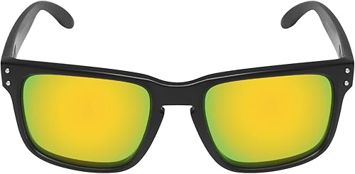 Miniatura 2 de Mryok Lentes de repuesto polarizadas para Oakley Holbrook OO9102-24K Gold, Polarizadas oro de 24 quilates.