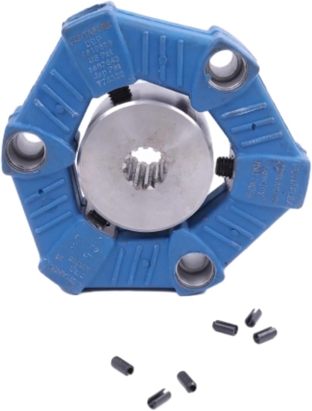 FridayParts Coupling Assembly 20T-01-81100 20T-01-31110 Compatible for Komatsu Excavator PC30R-8 PC35R-8 PC40R-8 PC45R-8 Replacement