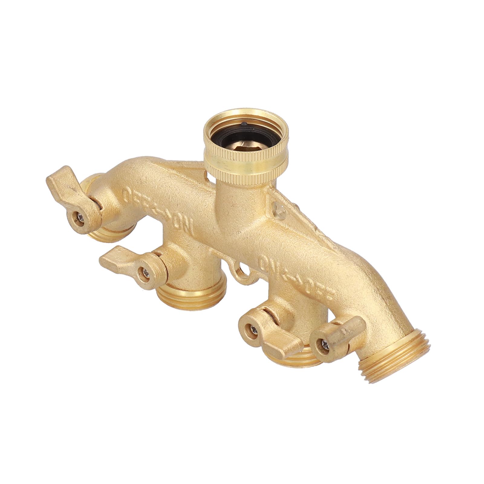 Sdoppiatore per tubo in ottone a 4 vie per accessorio per l'irrigazione del giardino