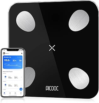 PICOOC Scale for Body Weight, High Accurate Smart BMI Digital Bathroom Scale, Bluetooth Body Fat Scale with Baby Mode, Body Composition Monitor Health Analyzer Sync with Smartphone App