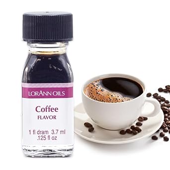 LorAnn Oils Super Strength Flavoring - Used For Candy Making, Flavoring, Baking, Hard Candy, Flavor Oils - Bold, Natural Flavors 4X Stronger Than Extracts - Coffee, Pack of 2, 0.125 fl oz