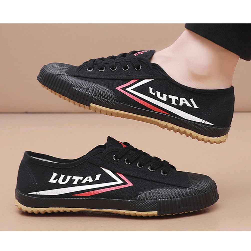 Scarpe per Arti Marziali Tai Chi Kung Fu Qigong Sneakers Canvas Low-Top