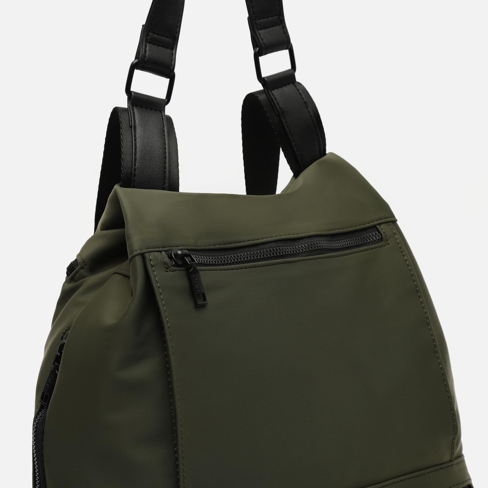 MISAKO Zibi Zaino in nylon antifurto Donna - Zibi Verde 30 X 28 X 11 cm