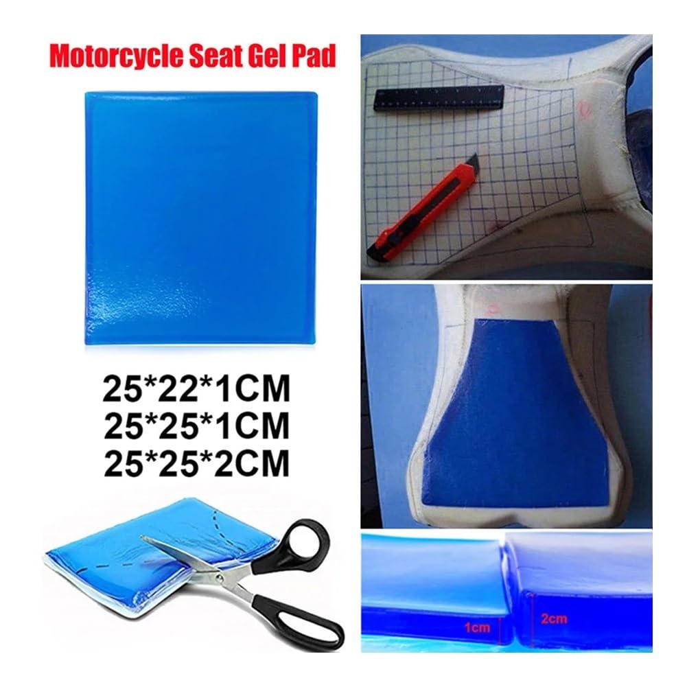 Almohadilla Asiento Motocicleta Cojín Asiento Motocicleta Absorció Impacto Cojín Suave Y Fresco Almohadilla Elástica Asiento Accesorios Motocicleta Funda cojín Asiento