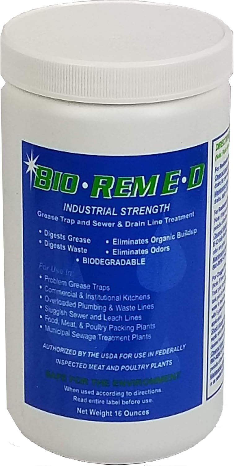 Bio-Rem E-D Sewer & Drain Line Treatment Bacteria (1 lb. container)