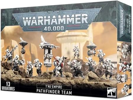 Warhammer Pathfinder Team ミニチュア　x2セット Amazon.com: Games Workshop Warhammer 40k - Tau Pathfinder Team