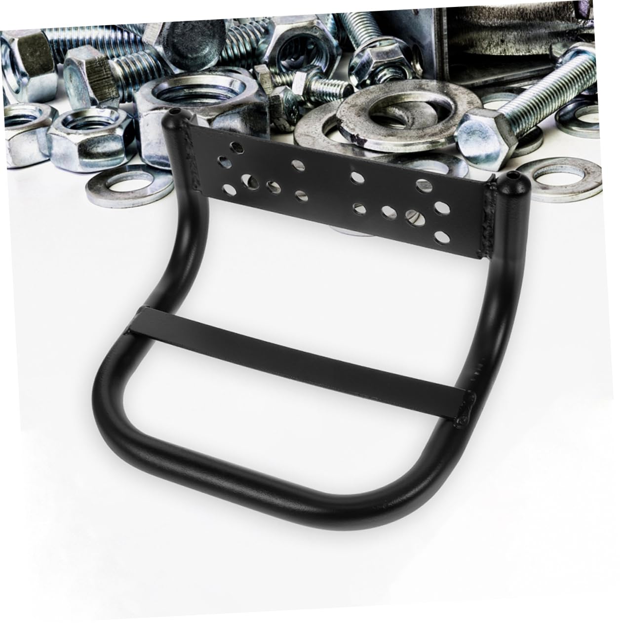 Happyyami Mountain Bike Rear Seat Armrest for Outdoor Bike Seat Handle Sturdy Electric Bike Handlebar