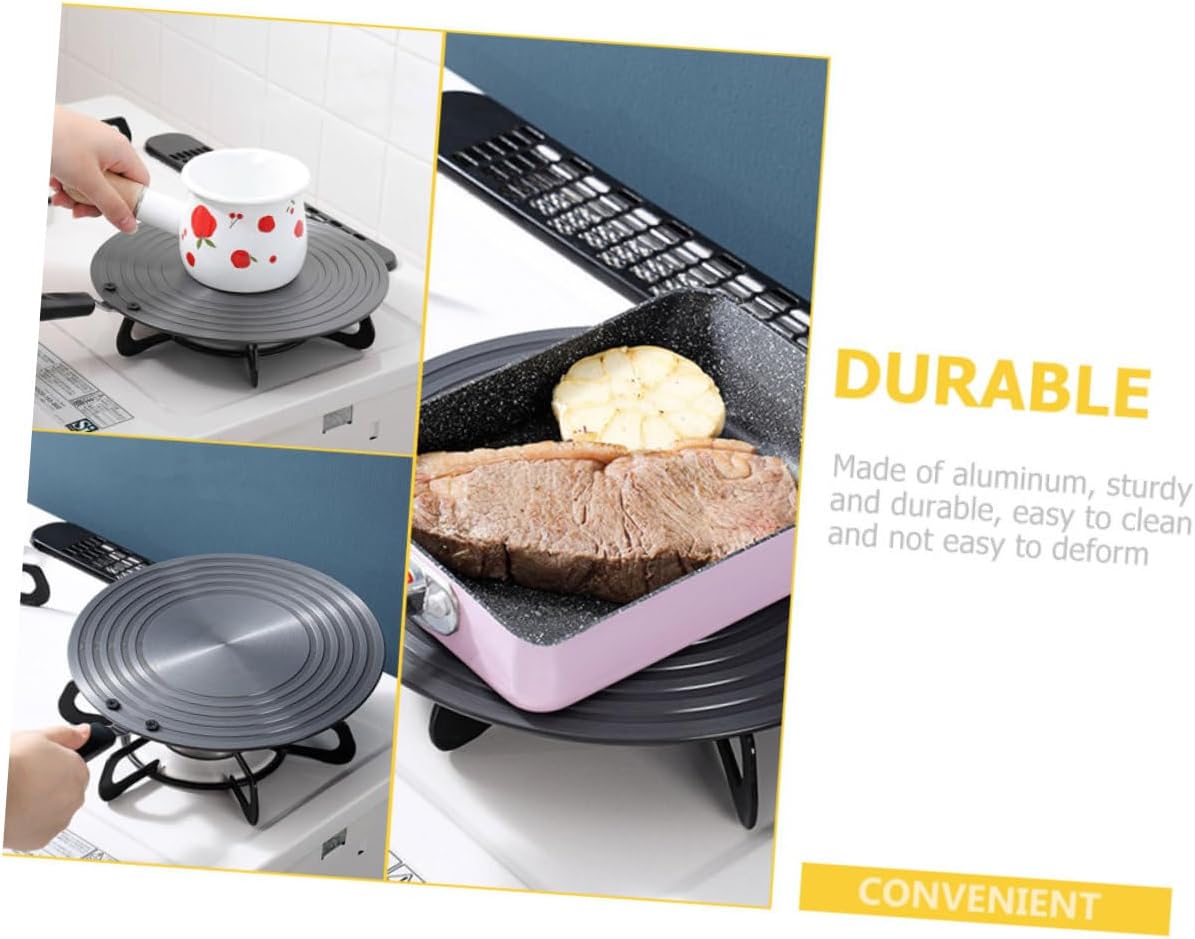 Alipis Cooking Induction Adapter Aluminum Gas Stove Top Protector Heat Conduction Plate for Ceramic Iron Pots