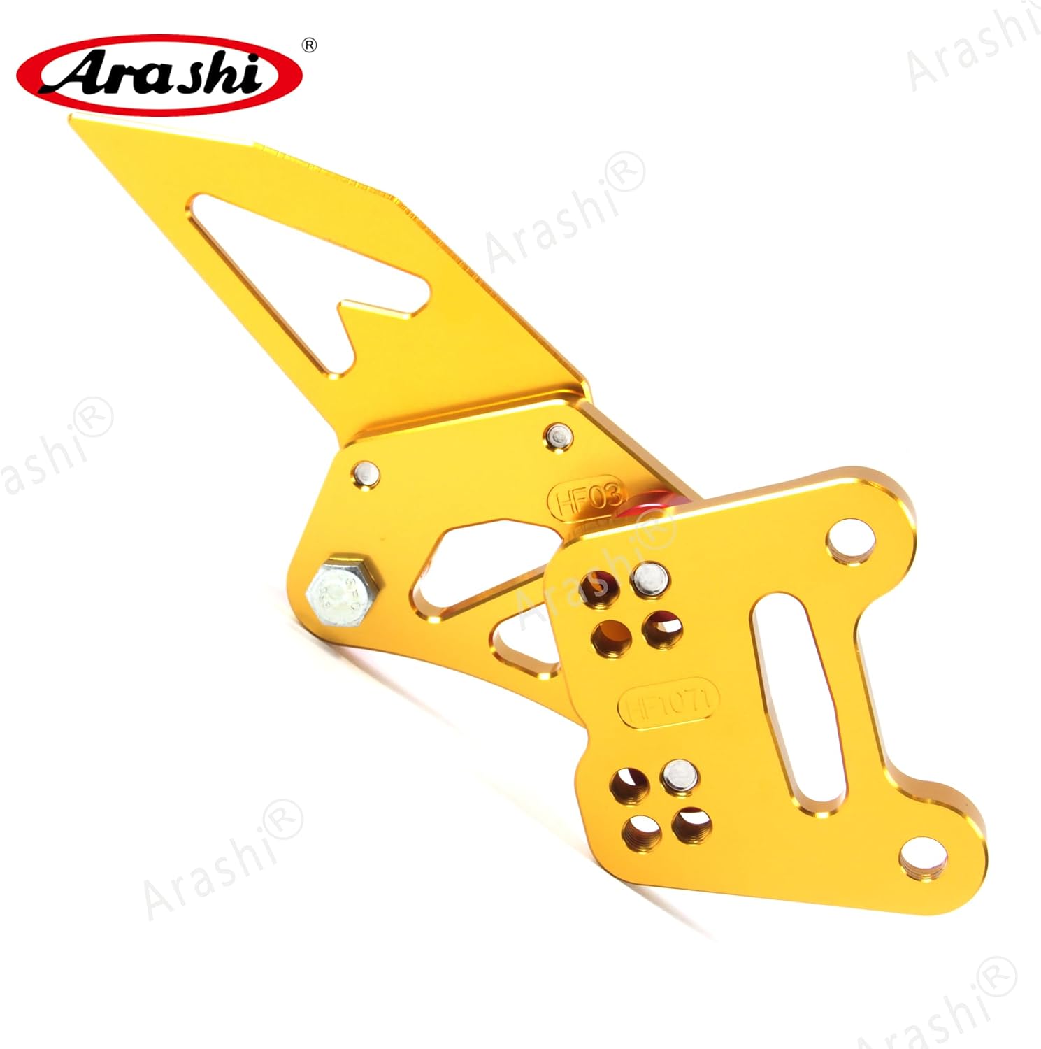 Arashi Version 2.0 Adjustable Rearsets for Suzuki GSXR1000R GSX-R1000X 2024-2025 ABS include, GSX-R1000RZ 2025, Motorcycle Accessories Parts Gold