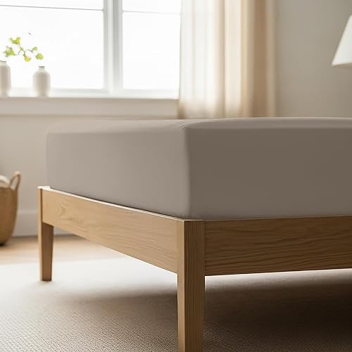 Miniatura 209 de Mellanni California King Fitted Sheet - Iconic Collection Bedding Sheets with up to 16 inch Deep Pocket - Soft & Cooling - Fade & Stain Resistant