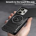 Glaxx Heavy Duty Ring Back Case Cover for Realme 15 - Kickstand, Camera Slider Protection with Magnetic Ring Rugged Bumper Hard Back Cover for Realme 15 gallery image