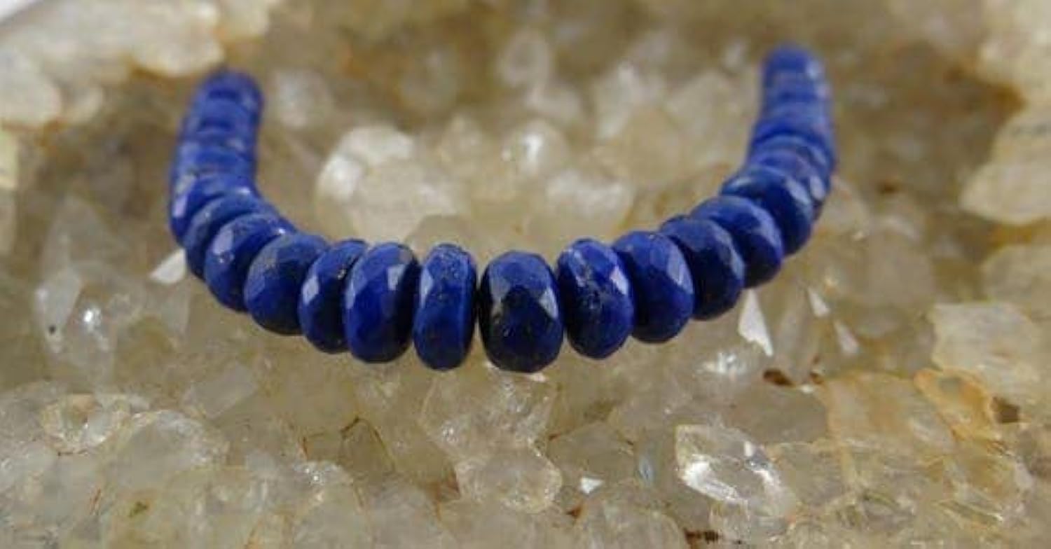 Perles lapis-lazuli afghan véritables pour réparer et sublimer vos colliers ternes