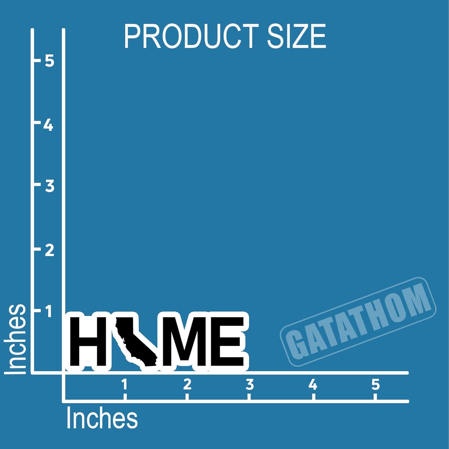 (3PCS) California Sticker – California Home Map Waterproof Vinyl US State Decal for Water Bottles, Laptops, Scrapbooking, Travel Gift, Local Pride, 3 x 1 inch - Image 2