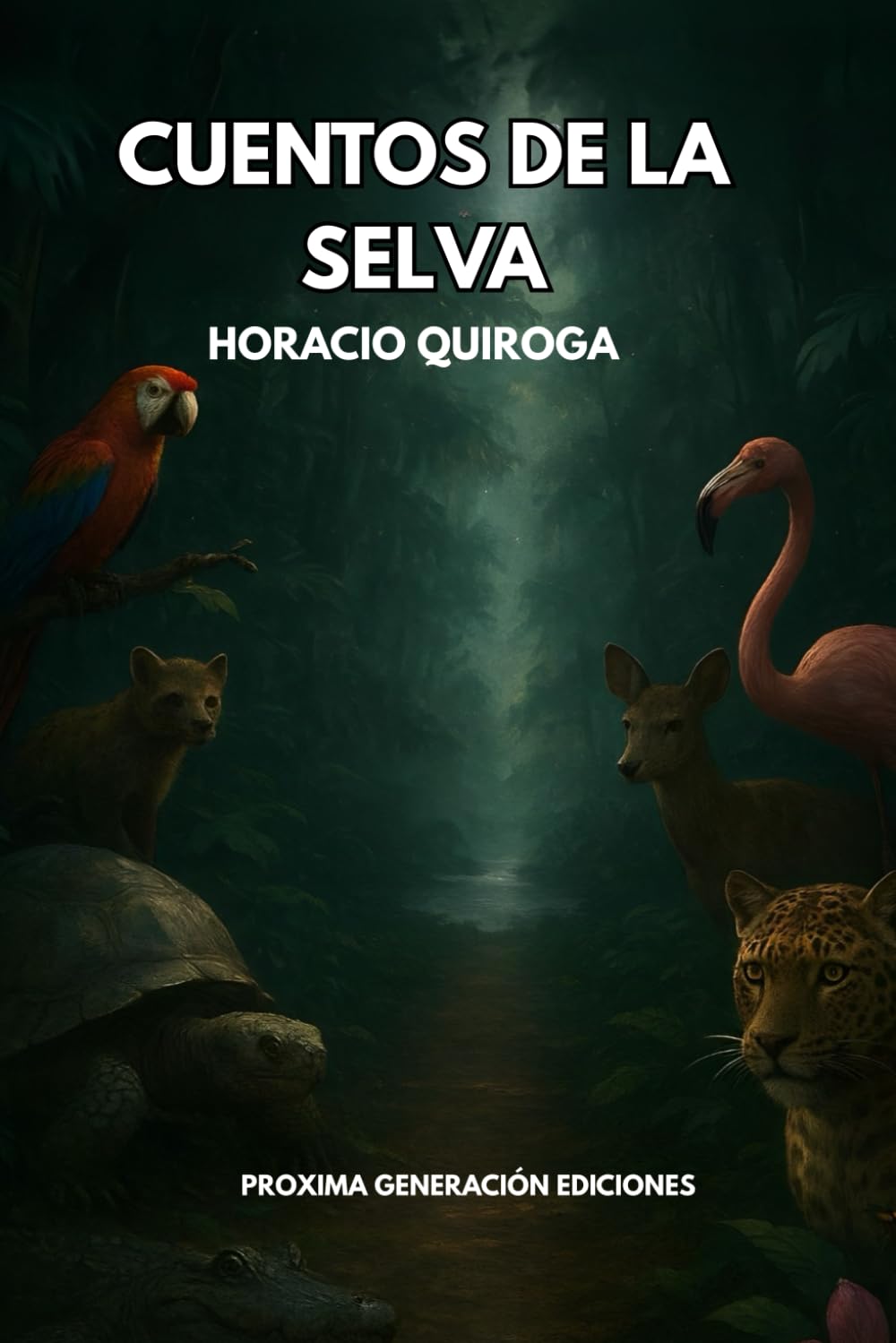 CUENTOS DE LA SELVA: Obra Clásica Ilustrada de Horacio Quiroga