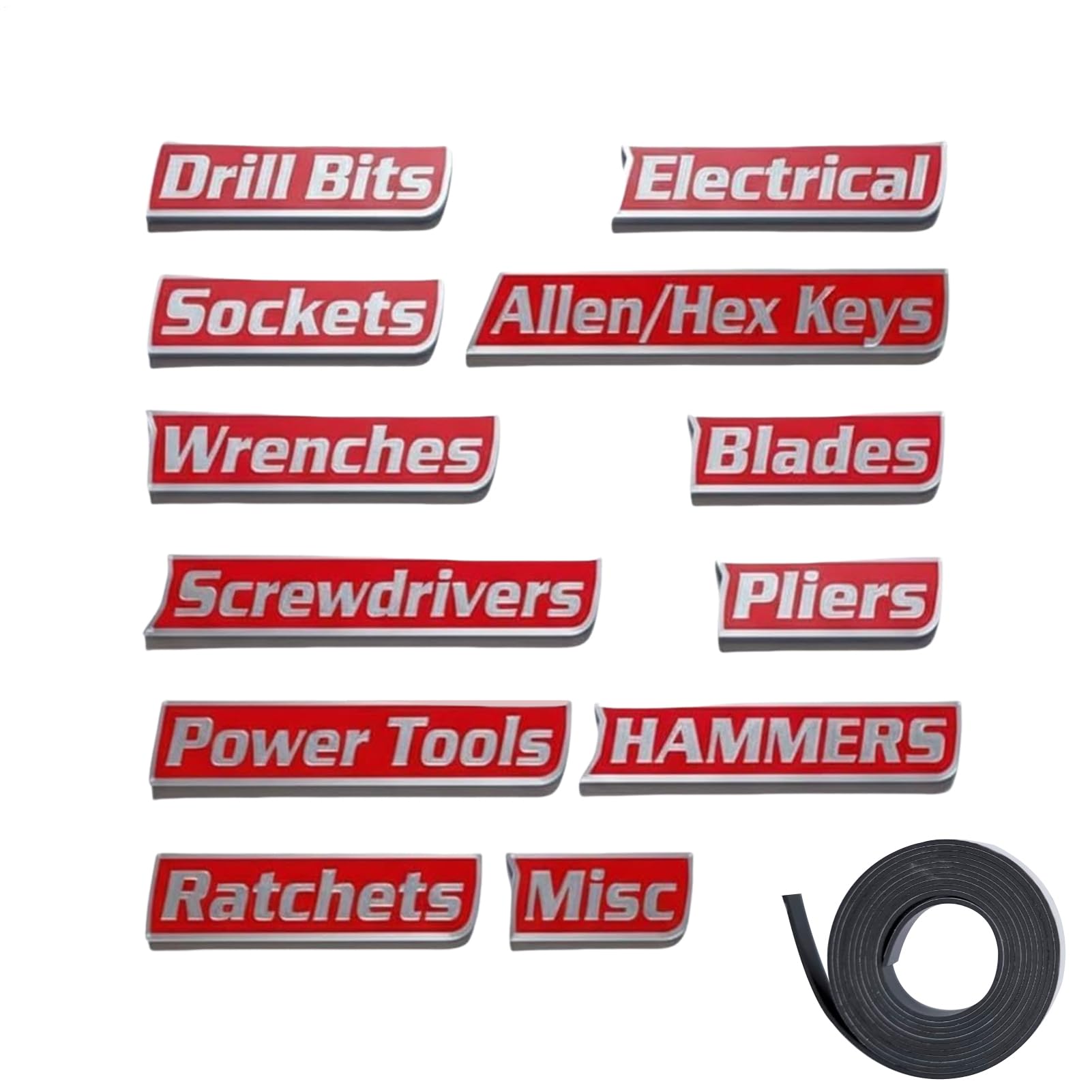Marqueurs de classification magnétiques pour optimiser le rangement du garage - 8