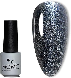 MOMO professional Kalıcı Oje S029 Parıltılı Küllü Gri 4 ml