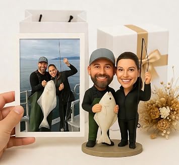 Custom Bobbleheads,Personalized Bobblehead with Tailored Face & Pose Design, Gifts for Birthday, Wedding, Work, Sport! Graduation, Preview Available Before finalization