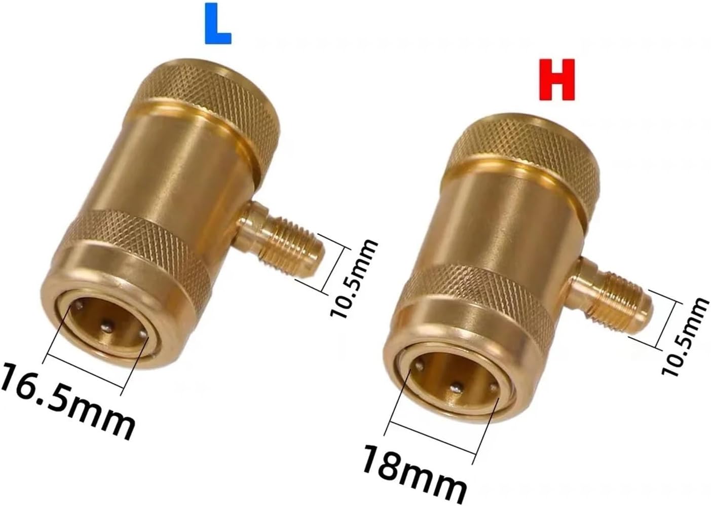 Refrigerant Connector CO2 Joint High & Low Pressure Joint Compatible with Mercedes Benz Maybach R744 Fluorination Tool