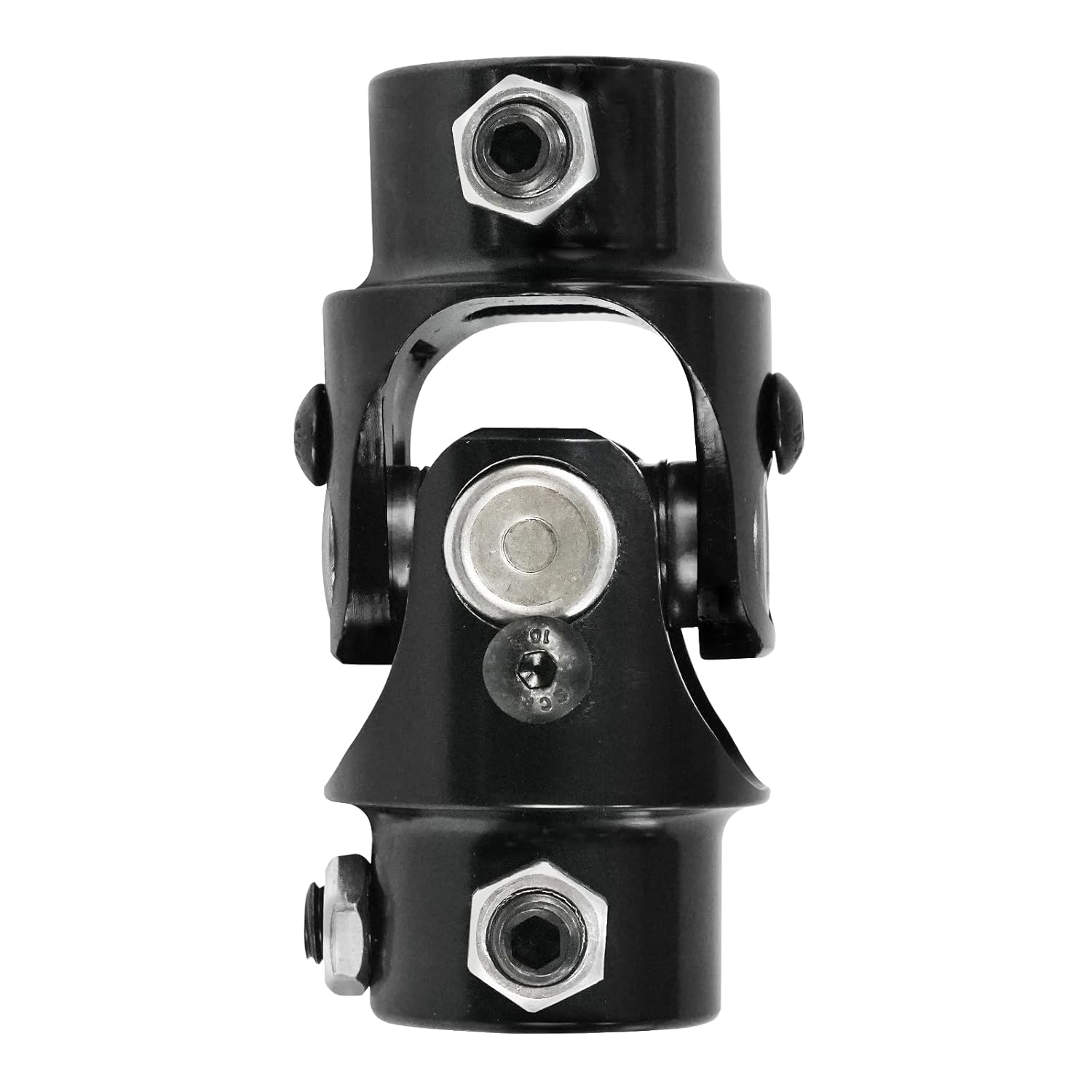 Steering Shaft Universal U Joint Automotive Replacement Universal Joints Coupler U-Joint Coupling (1, Black, 5/8"- 36 Spline x 3/4" DD)