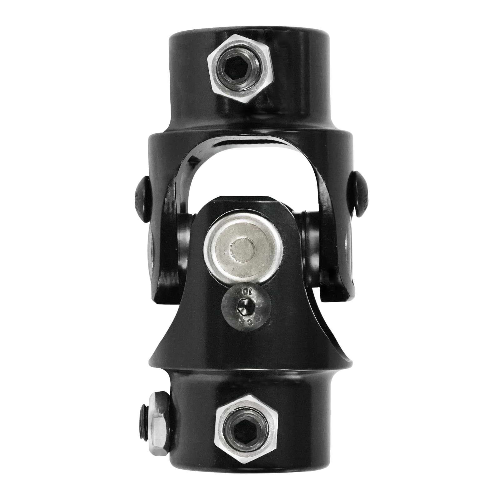Steering Shaft Universal U Joint Automotive Replacement Universal Joints Coupler U-Joint Coupling (1, Black, 5/8"- 36 Spline x 3/4" DD)