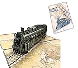 Vintage Eisenbahnkarte Hintergrund - Enthält eine alte Weltkarte und ein Schienen-Design als Hintergrund, was nostalgischen Charme und historisches Flair verleiht.