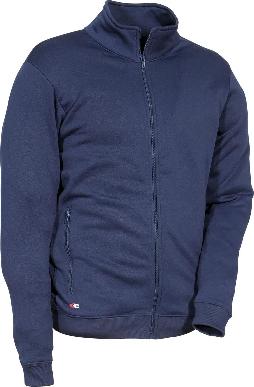 HEDE 02 NAVY pantalon en coton premium aux finitions soignées pour homme