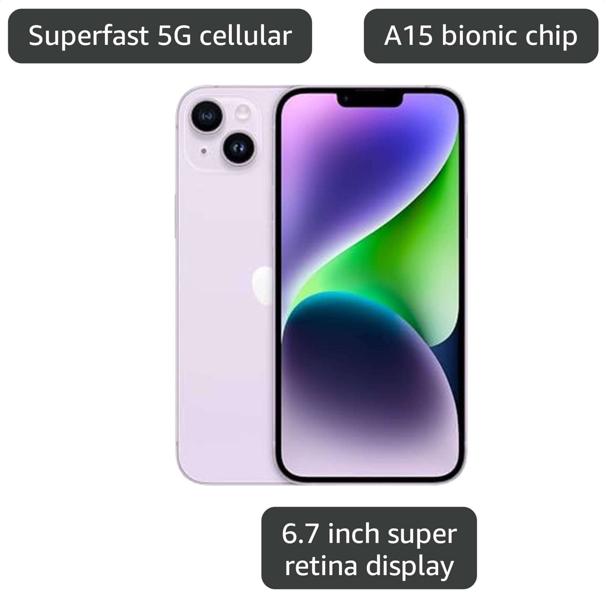 Apple iPhone plus14 パープル 本体　128GB Amazon.com: Apple iPhone 14 Plus, 128GB, Purple - Unlocked