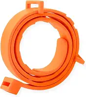 Coleira Antipulgas e Carrapatos para Cães e Gatos – Ajustável, Resistente à Água, Proteção 8 Meses, Ingredientes Naturais e Antialérgicos (Laranja, 38 CM)