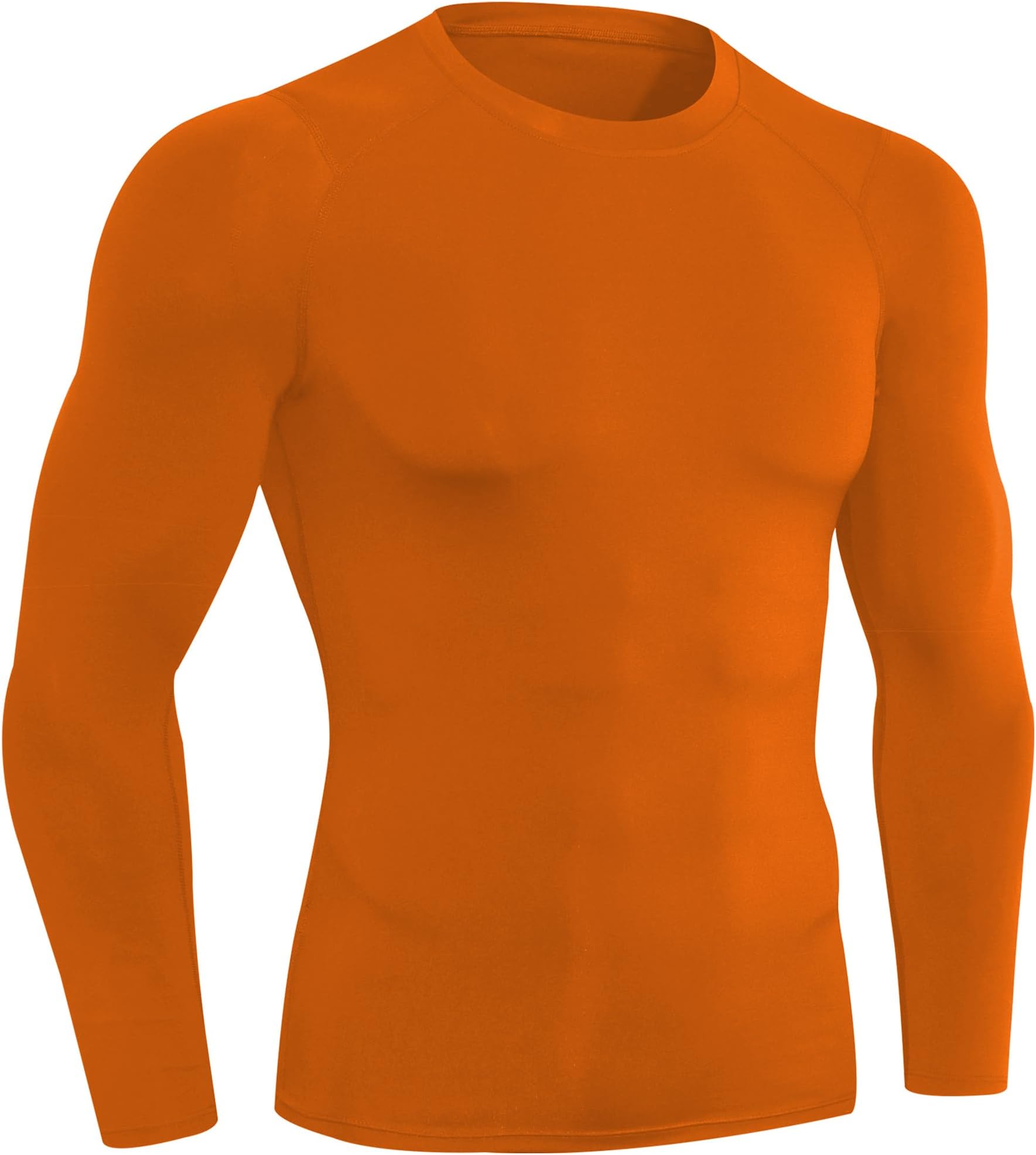 Cool Dry Compression Shirt for Men Long Sleeve Workout Running T-Shirt Gym Tops Breathable Sports Baseball Undershirts