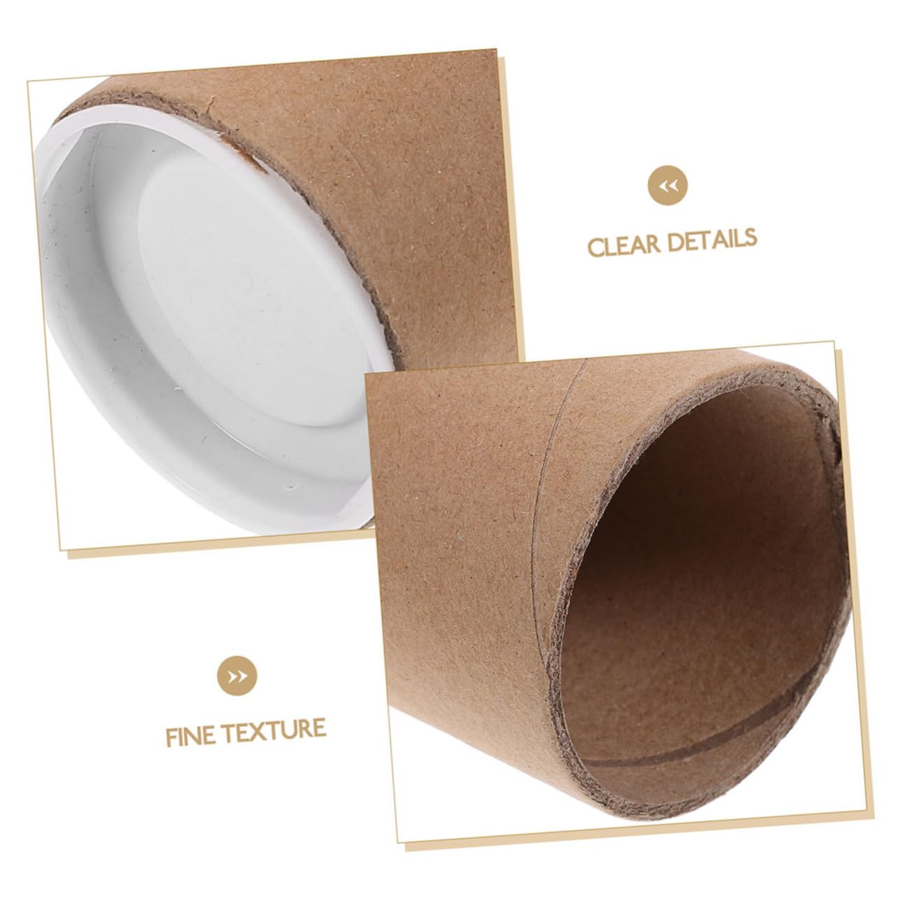 8stücke Versandröhren Karton Runde Kraftpapier-röhren Für Poster Zeichnungen Und Dokumente Verpacken Und Versenden Von Kunstwerken Und Wichtigen Unterlagen