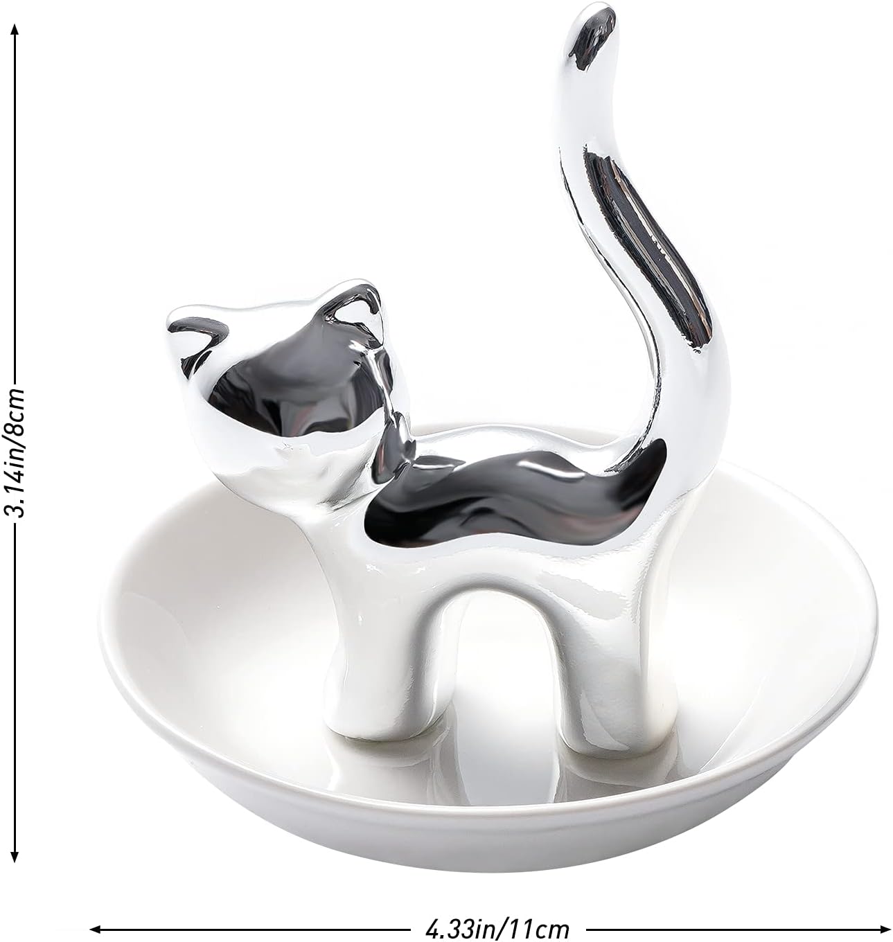 Titanape Cute Ring Holder Dish Ring Stand - Image 5