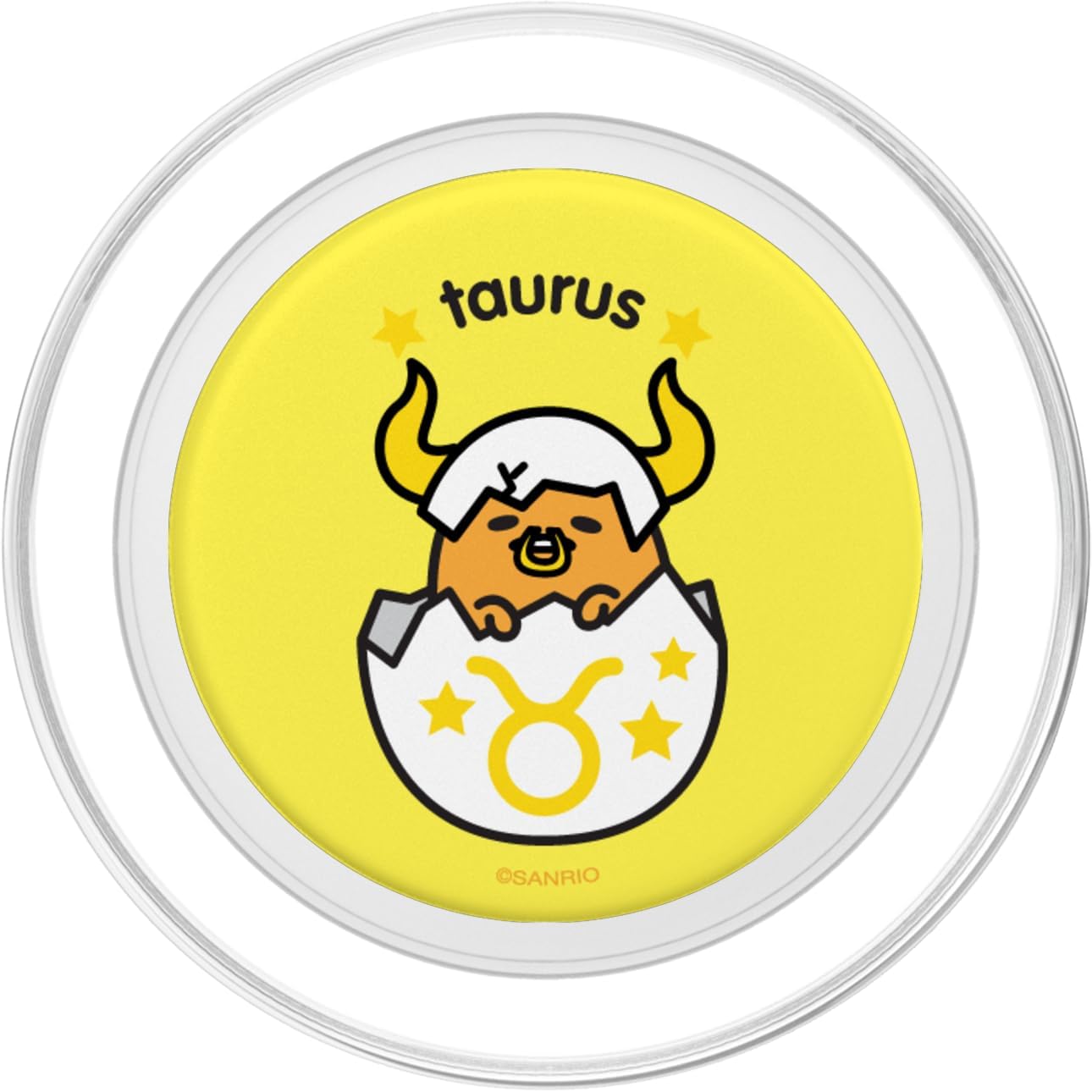 Gudetama Zodiac Taurus PopSockets MagSafe PopGrip for iPhone