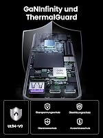 UGREEN Nexode Pro 65W USB-C GaN Töltő - 3 Portos Gyorstöltő MacBook, iPad, iPhone 16, Galaxy S24, Dell XPS Készülékekhez, EU/US/UK Csatlakoz 6