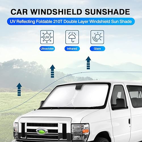 Miniatura 146 de KUST Parasol para parabrisas para Volkswagen VW Beetle 2012-2019, accesorios de ajuste personalizado, protector de visera solar, bloquea los rayos