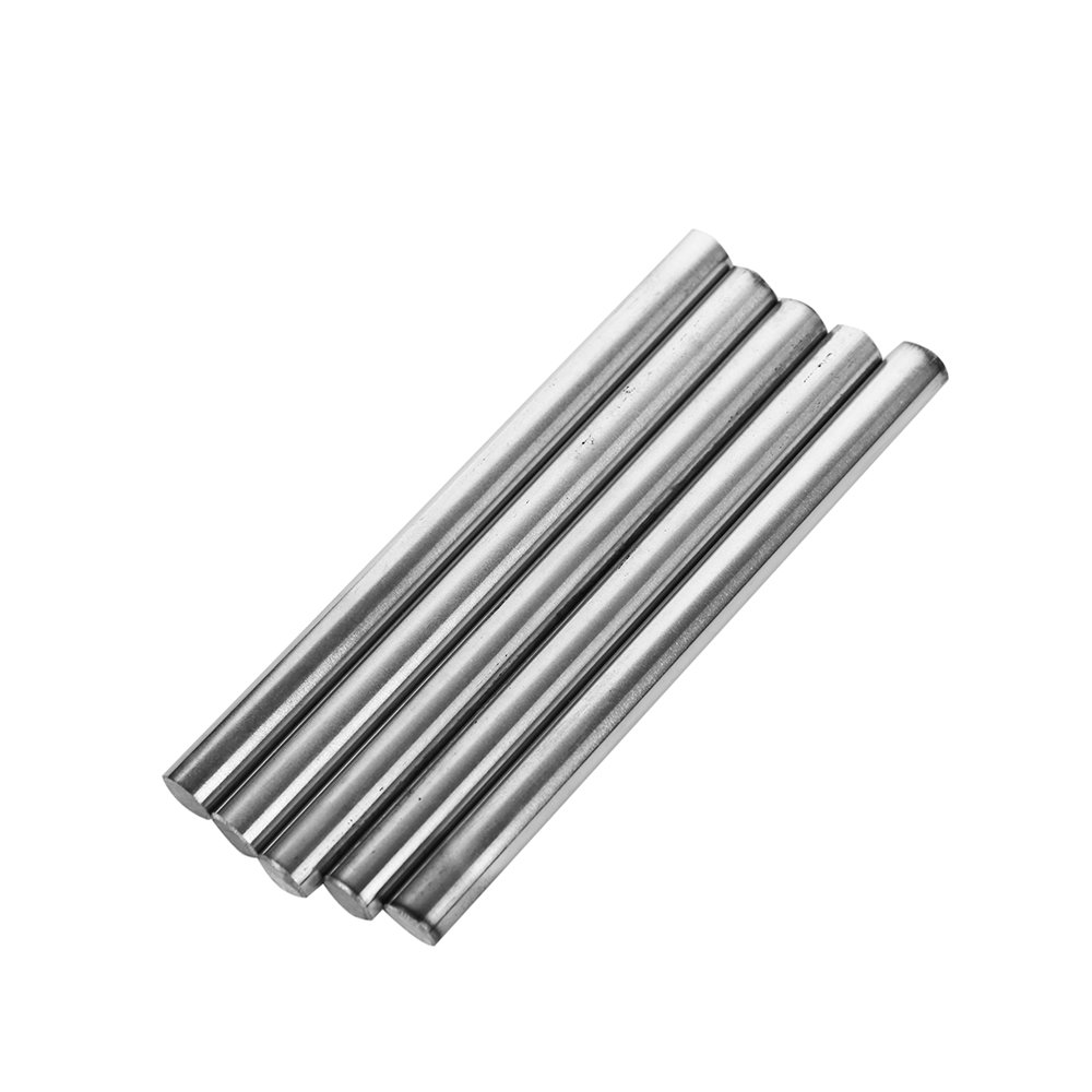 5 Pieces Linear Motion Shaft 8mm x 100mm Round Hardened Lathe Bar Rod